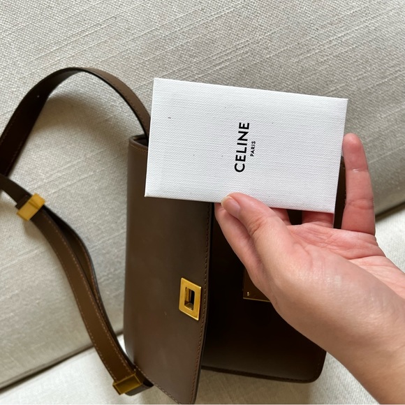 CELINE Box Bag (Small size) in Brown/Tan color - Picture 2 of 11